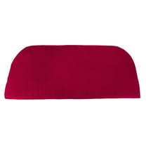 Jordan Manufacturing 41.75" x 18.75" Barn Red Solid Rectangular Contoured Outdoor Settee Swing Bench Cushion