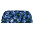 thumbnail image 1 of Jordan Manufacturing 41.75" x 18.75" Hydrangea Midnight Navy Floral Rectangular Contoured Outdoor Settee Swing Bench Cushion, 1 of 8