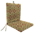 thumbnail image 1 of Jordan Manufacturing 44" x 21" Adonis Jewel Crimson Medallion Rectangular Outdoor Chair Cushion with Ties and Hanger Loop, 1 of 13