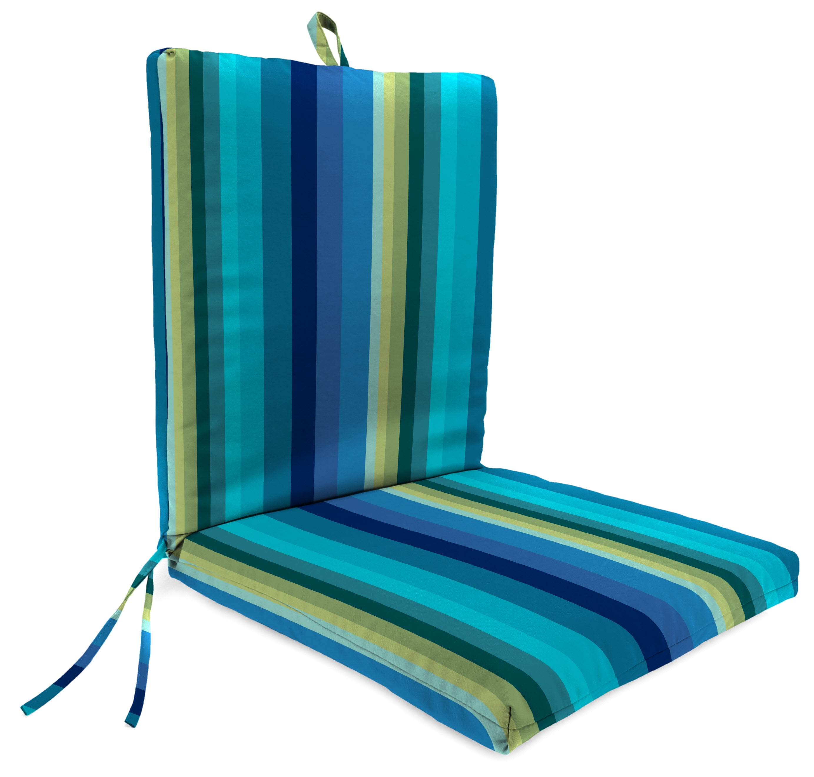 Jordan Manufacturing 44" x 21" Islip Teal Stripe Teal Stripe