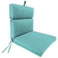 thumbnail image 1 of Jordan Manufacturing 44" x 22" Rectangular Outdoor Chair Cushion with Ties and Hanger Loop, 1 of 14