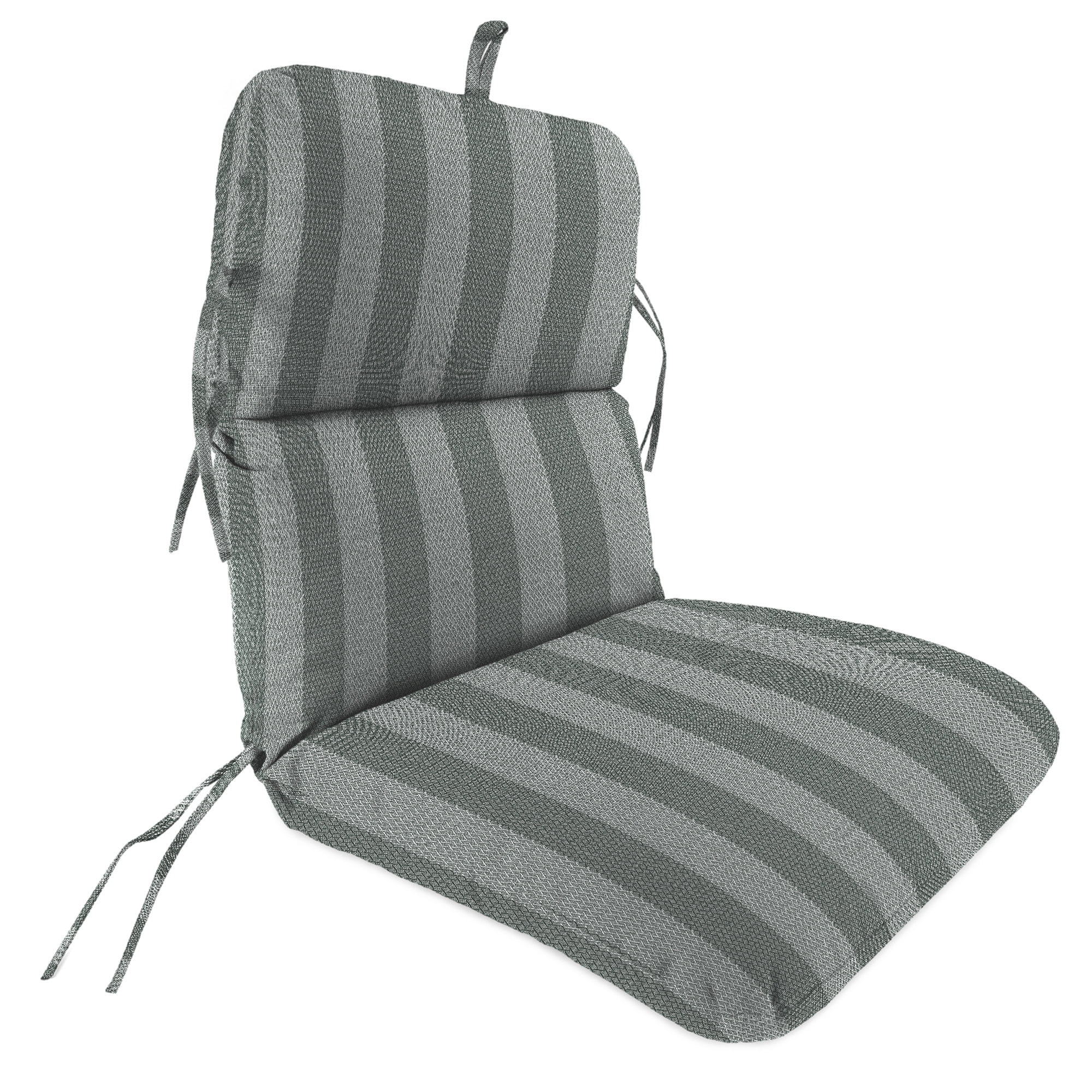 Better Homes & Gardens 42 x 24 Solid Grey Outdoor Deep Seat Cushion Set with Enviroguard - Each