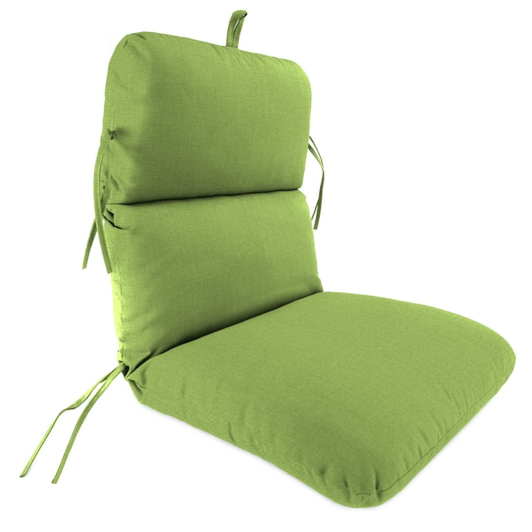 Green chair cushions with ties best sale