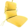 thumbnail image 1 of Jordan Manufacturing 45" x 22" Sunray Yellow Solid Rectangular Outdoor Chair Cushion with Ties and Hanger Loop, 1 of 12