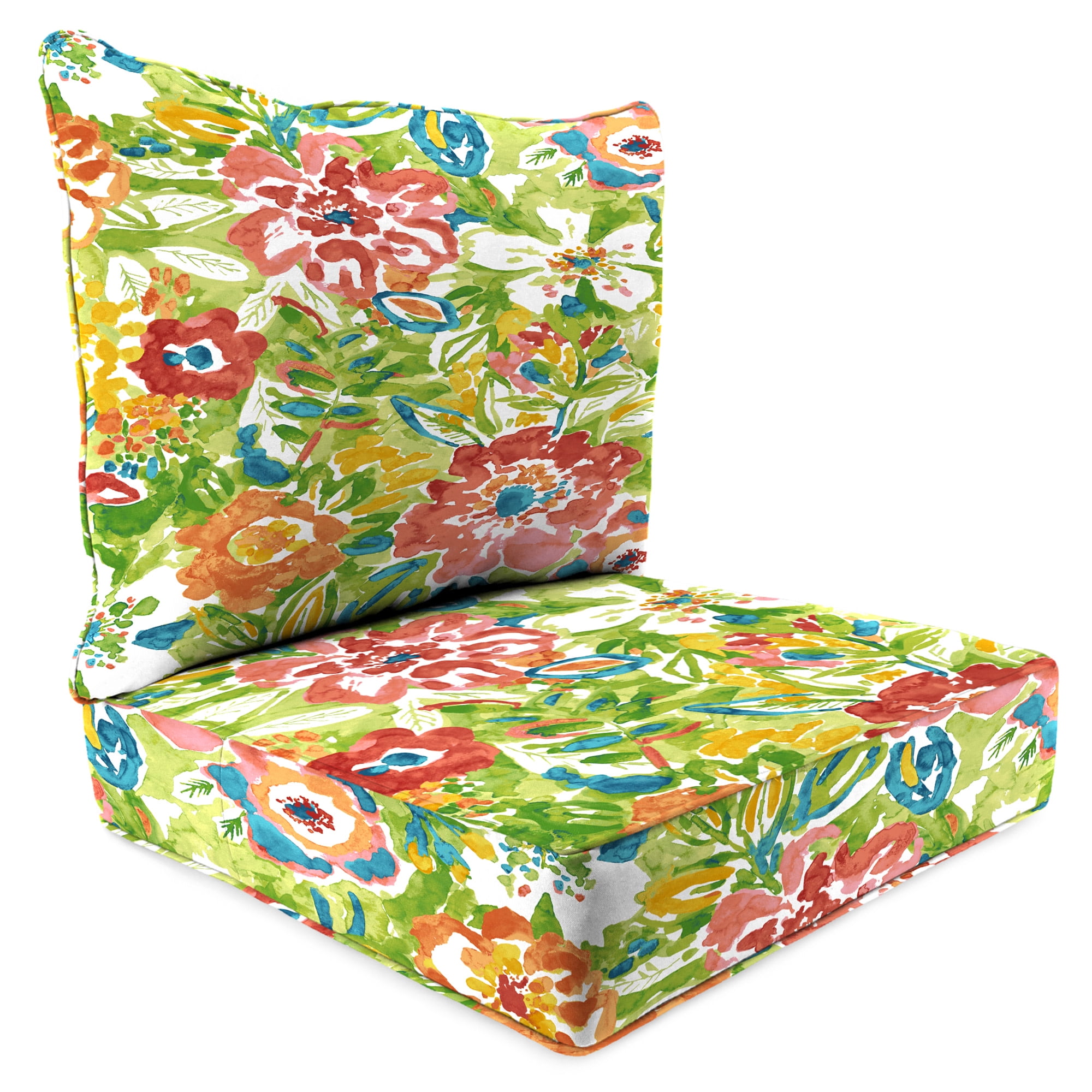 Sun River Garden Multicolor Floral Outdoor Deep Seat Chair Cushion Set