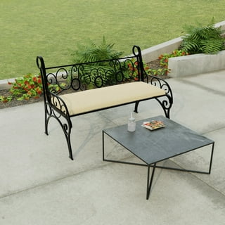 Iron bench cushions sale