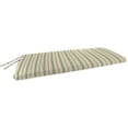 thumbnail image 1 of Jordan Manufacturing 48" x 18" Gallan Cedar Grey Stripe Rectangular Outdoor Settee Swing Bench Cushion with Ties, 1 of 12