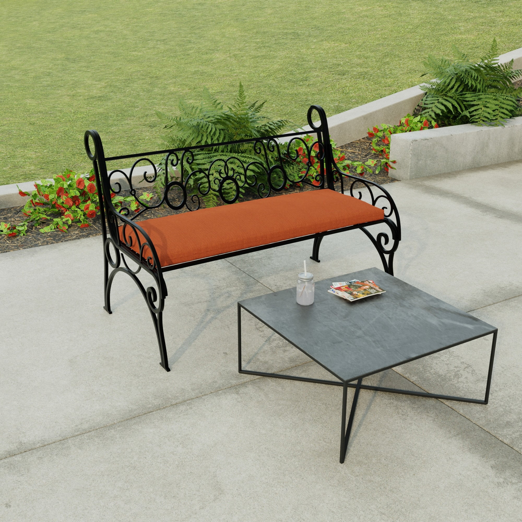 48 outdoor bench cushion hotsell