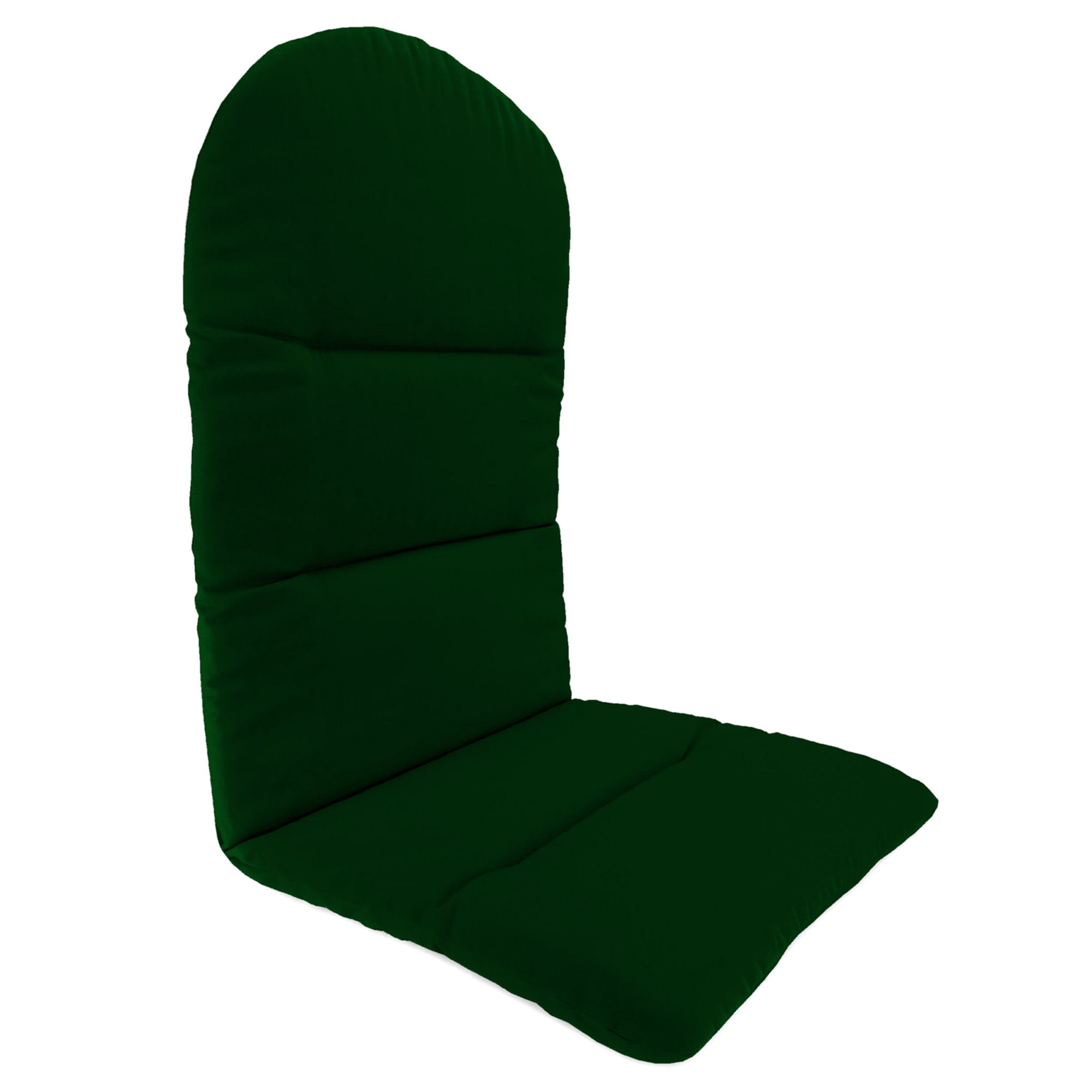 Jordan Manufacturing 49" x 20.5" Forest Green Solid Rectangular Outdoor Adirondack Chair Cushion with Back Strap