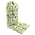 thumbnail image 1 of Jordan Manufacturing 49" x 20.5" Natik Aloe Green Leaves Rectangular Outdoor Adirondack Chair Cushion with Back Strap, 1 of 8