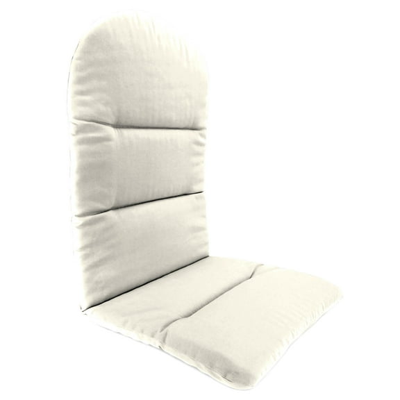 Jordan Manufacturing 49" x 20.5" Sand Solid Rectangular Outdoor Adirondack Chair Cushion with Back Strap