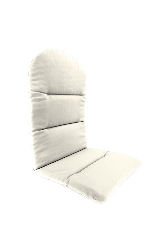 49" x 20.5" Sand Solid Rectangular Outdoor Adirondack Chair Cushion with Back Strap