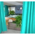 thumbnail image 1 of Jordan Manufacturing 54" x 84" Solid Grommet Semi-Sheer Outdoor Curtain Panel - 54X84 Ocean, 1 of 5