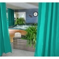 thumbnail image 1 of Jordan Manufacturing 54" x 84" Solid Grommet Semi-Sheer Outdoor Curtain Panel - 54X84 Teal, 1 of 5
