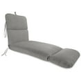 thumbnail image 1 of Jordan Manufacturing 74" x 22" Celosia Graphite Gray Crosshatch Rectangular Outdoor Chaise Lounge Cushion with Ties and Hanger Loop, 1 of 9