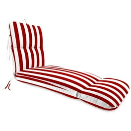 Jordan Manufacturing 72 x 22 in. Rectangular Outdoor Chaise Lounge Cushion with Ties and Hanger Loop Walmart