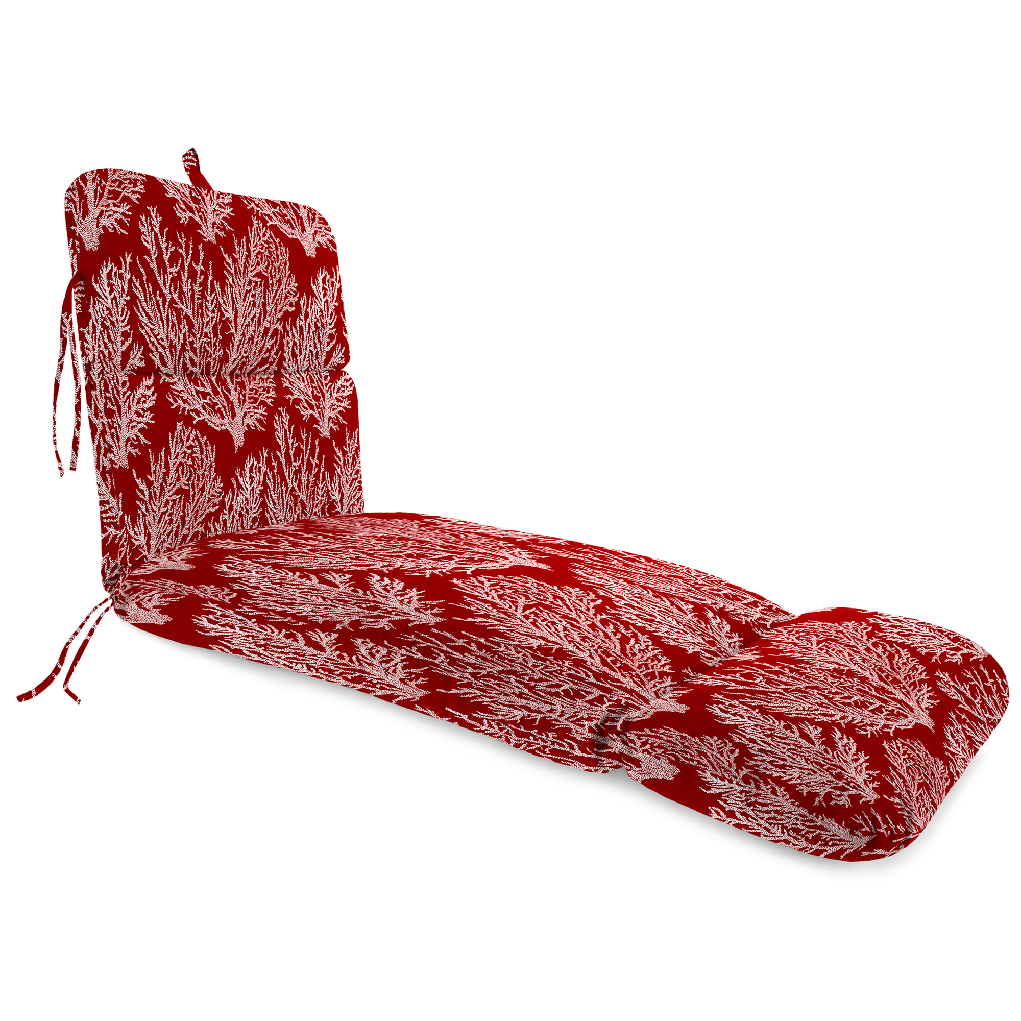 Jordan Manufacturing 74" x 22" Seacoral Red Nautical Rectangular
