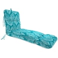 thumbnail image 1 of Jordan Manufacturing Seacoral 74" x 22" Turquoise Printed Rectangle Chaise Lounge Outdoor Seating Cushion, 1 of 14