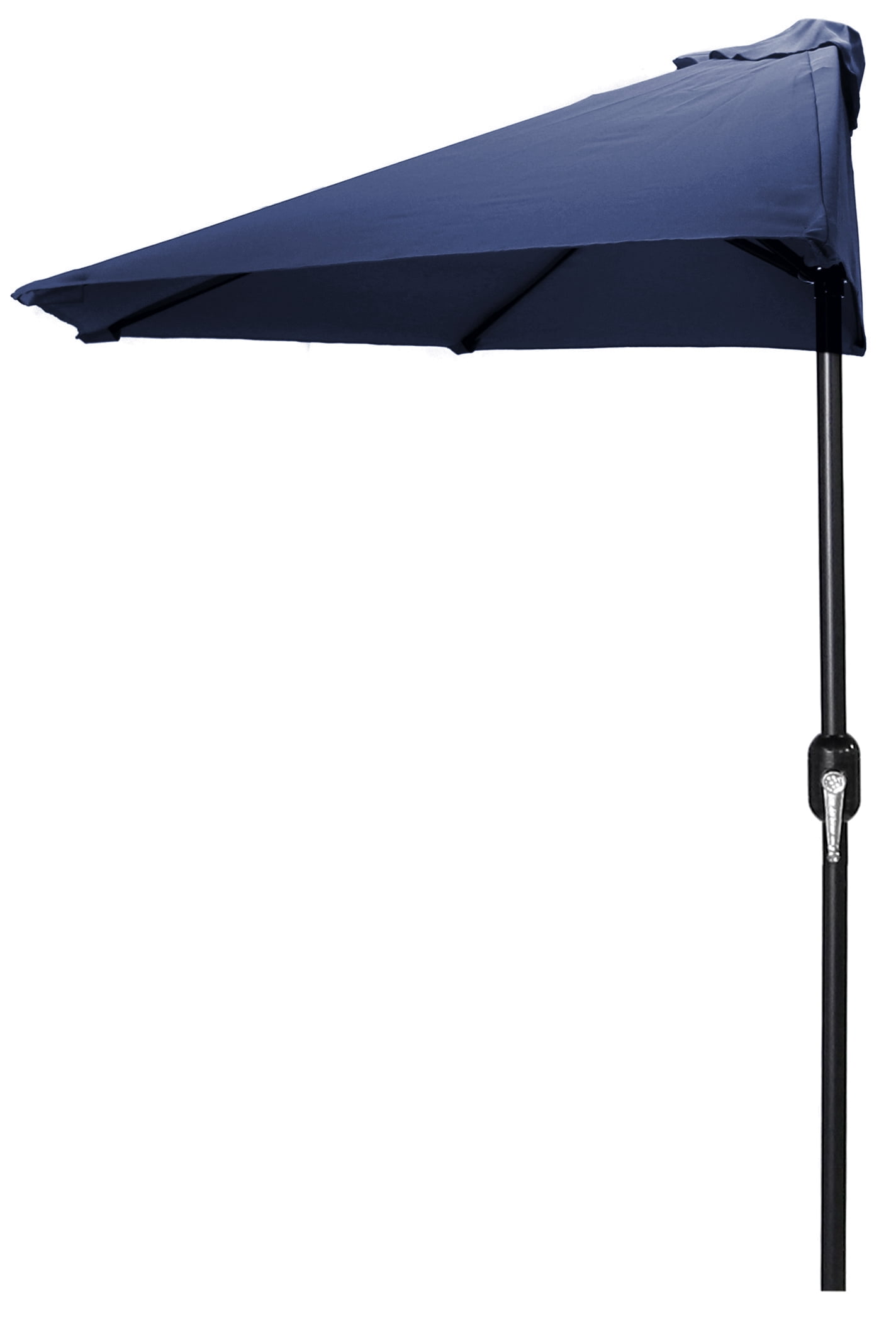 jordan manufacturing 7' half-round market patio umbrella 10ft. Steel Octagon Offset Crank This decorative Jordan Manufacturing Polystone Half 7-1/2' Round Outdoor Market Umbrella
