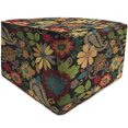 Jordan Manufacturing Outdoor Patio Square Pouf Ottoman - Walmart.com