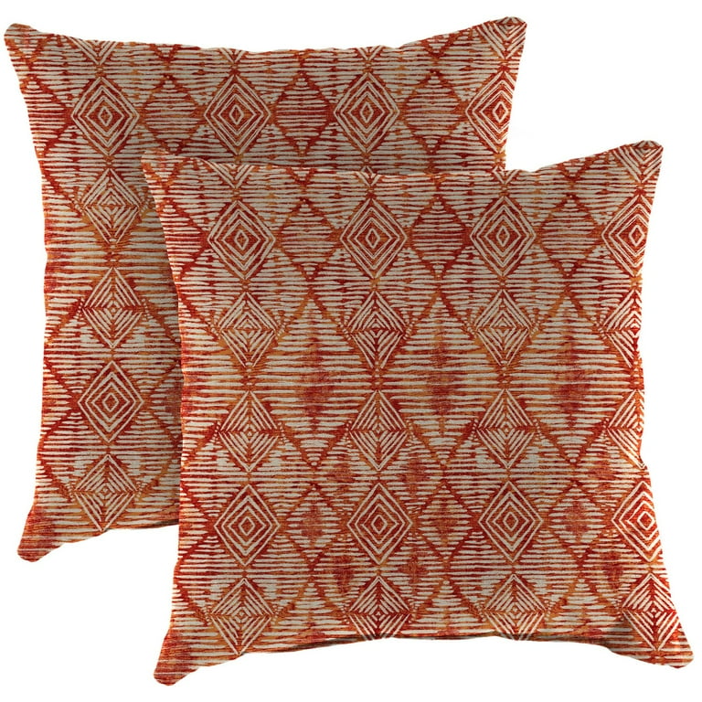 Jordan Manufacturing Lensing Outdoor Square Toss Pillows, Jungle, 16 Jordan Manufacturing Lensing Outdoor Square Toss Pillows, Jungle, 16