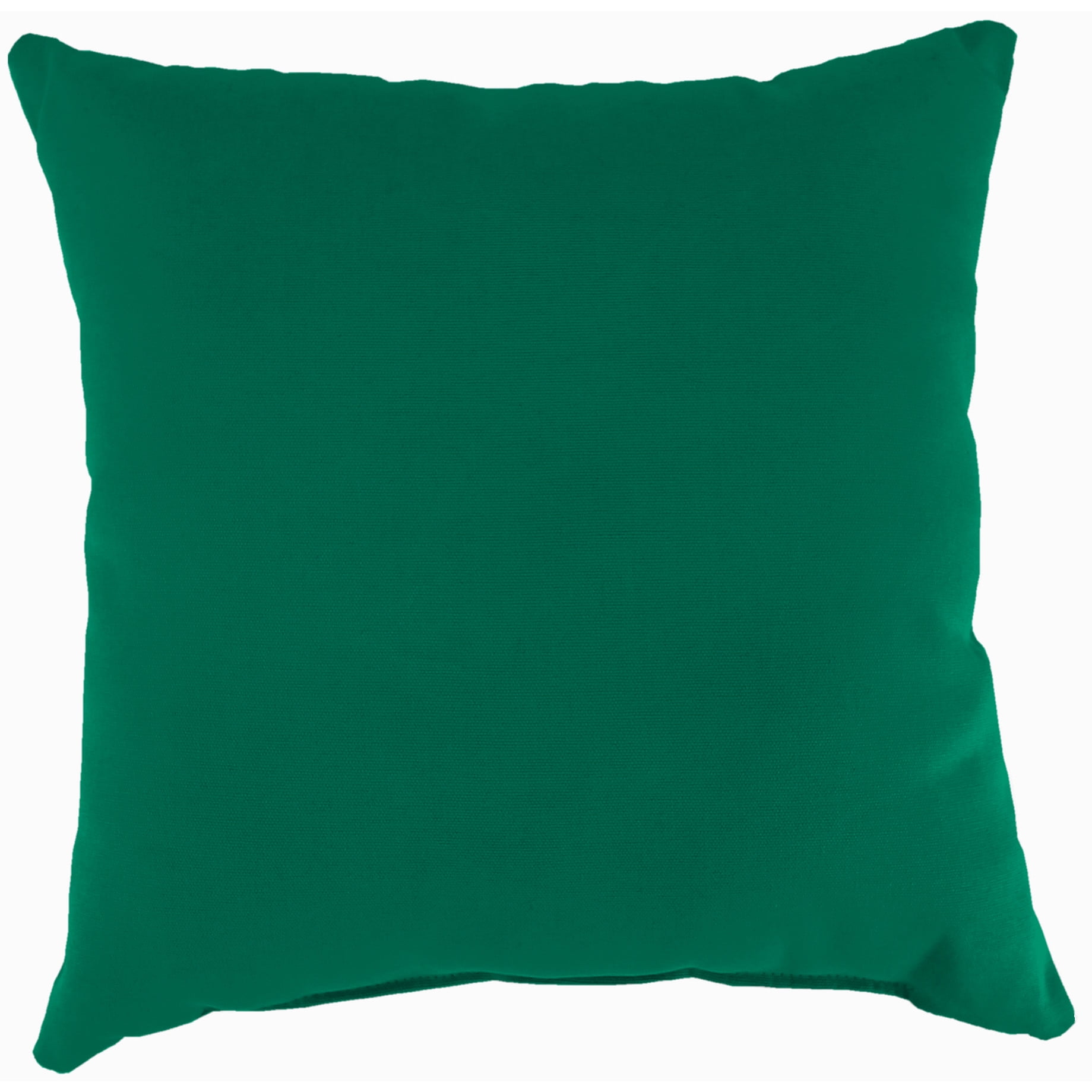 Jordan Manufacturing Sunbrella 16" x 16" Forest Green Solid Square Outdoor Throw Pillow