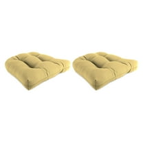 Jordan Manufacturing Sunbrella 18W x 18D in. Outdoor Wicker Chair Cushions - Set of 2