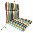 thumbnail image 1 of 44" x 22" Rectangular Outdoor Chair Cushion with Ties and Hanger Loop, 1 of 9