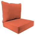 thumbnail image 1 of Jordan Manufacturing Sunbrella 46.5" x 24" Canvas Brick Red Solid Rectangular Outdoor Deep Seat Chair Cushion Set with Welt, 1 of 11