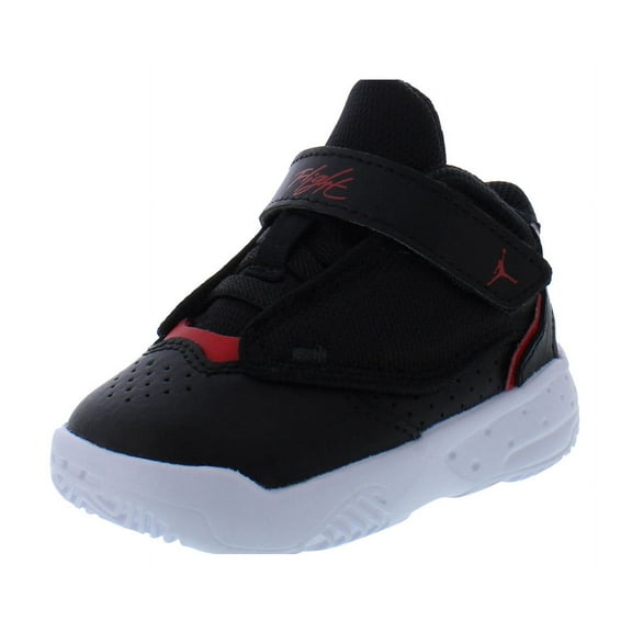 Jordan Max Aura 4 Infant/Toddler Shoes Size 4, Color: Black/Red