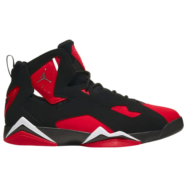 Jordan Men True Flight Black / Chrome-University Red CU4933-001