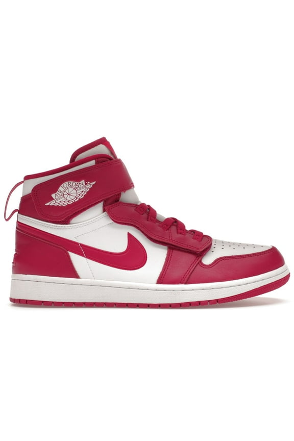 Men's 1 High FlyEase White Cardinal Red Shoes, from StockX