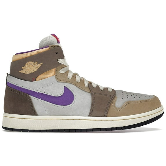 Jordan Men's 1 High Zoom Air CMFT 2 Palomino Wild Berry Shoes, from StockX