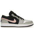 thumbnail image 1 of Jordan Men's 1 Low Black Grey Pink Shoes, from StockX, 1 of 5
