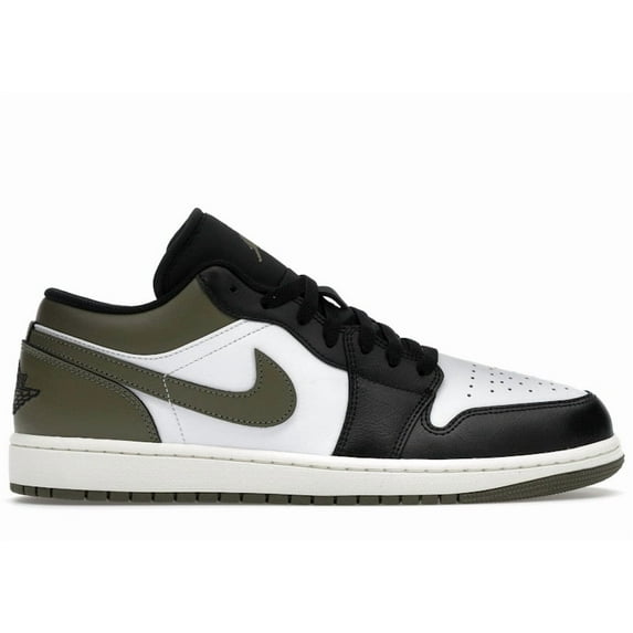 Jordan Men's 1 Low Black Toe Medium Olive Basketball Shoes, from StockX