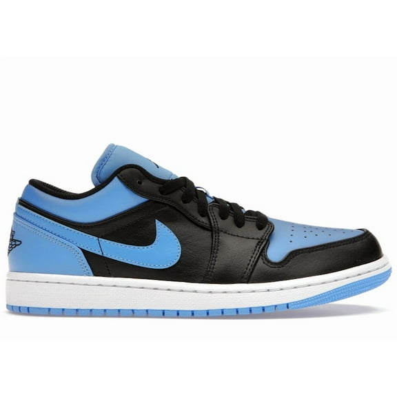Jordan Men's 1 Low Black University Blue Basketball Shoes, from StockX