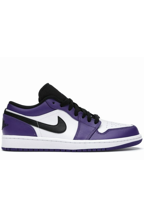 Men's 1 Low Court Purple White Basketball Shoes, from StockX