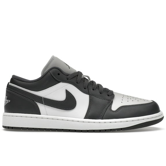 Jordan Men's 1 Low Grey White Basketball Shoes, from StockX