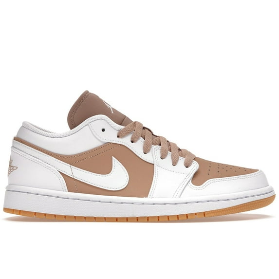 Jordan Men's 1 Low Gum White Basketball Shoes, from StockX