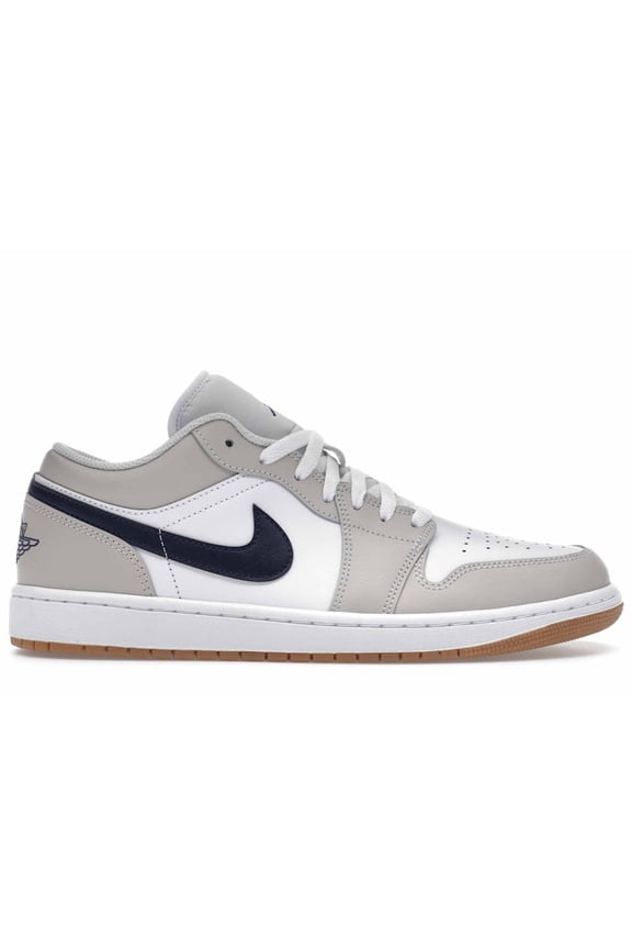 Men's 1 Low Midnight Navy Neutral Grey Basketball Shoes, from StockX