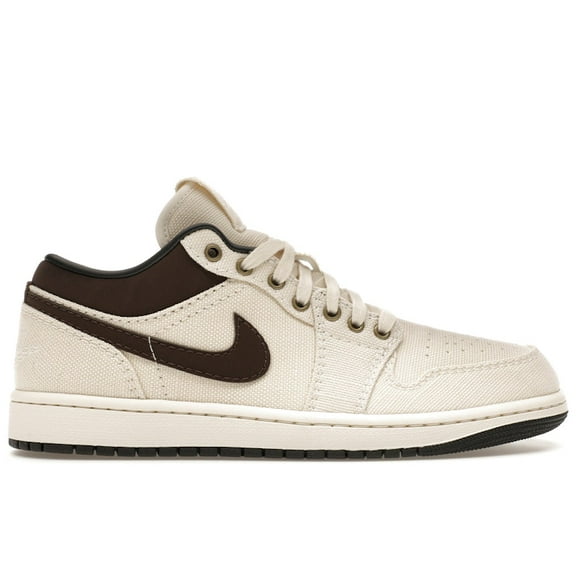 Jordan Men's 1 Low Premium Pale Ivory Off Noir Baroque Brown Shoes, from StockX
