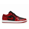 thumbnail image 1 of Jordan Men's 1 Low SE Patent Varsity Red Black Basketball Shoes, from StockX, 1 of 5