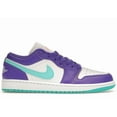 thumbnail image 1 of Jordan Men's 1 Low SE Psychic Purple Hyper Jade Basketball Shoes, from StockX, 1 of 5