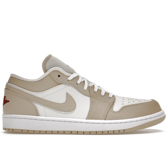 Jordan Men's 1 Low SE Sail Rattan University Red Shoes, from StockX
