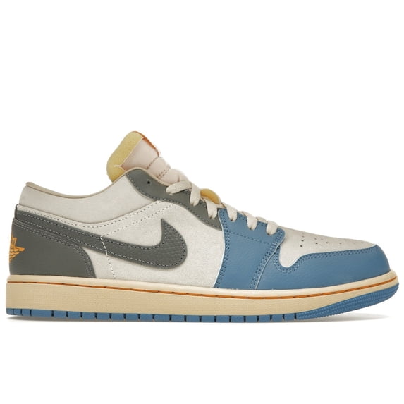 Jordan Men's 1 Low Vintage UNC Grey Basketball Shoes, from StockX