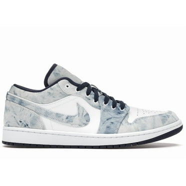 Jordan Men's 1 Low Washed Denim Basketball Shoes, from StockX