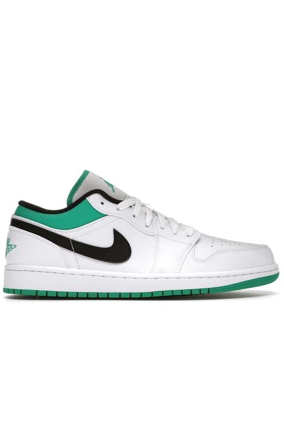 Men's 1 Low White Lucky Green Black Shoes, from StockX