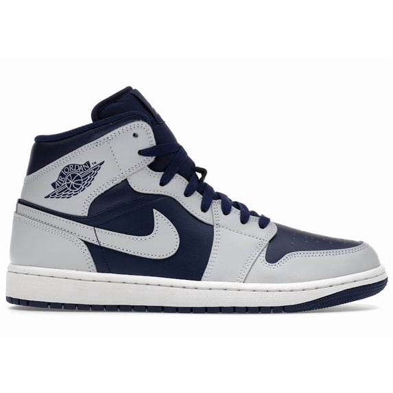 Jordan Men's 1 Mid Blue Void Shoes, from StockX