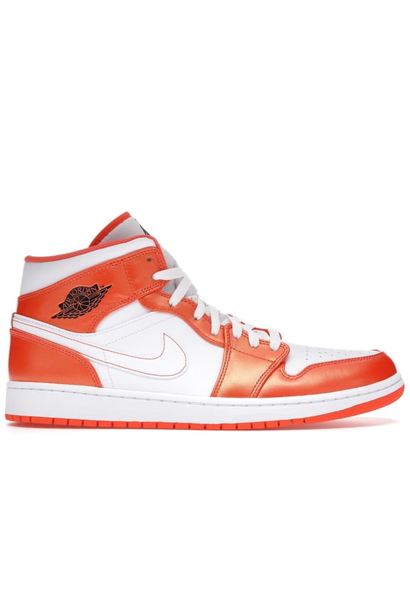 Men's 1 Mid Metallic Orange Shoes, from StockX