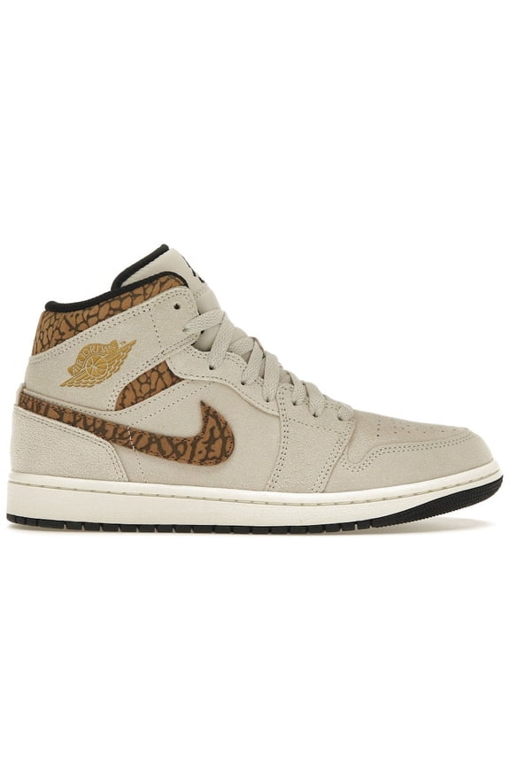 Men's 1 Mid SE Brown Elephant Basketball Shoes, from StockX